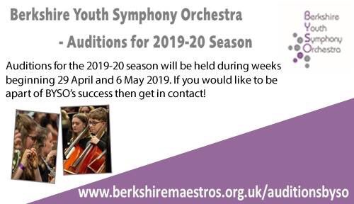 berksmusictrust's tweet photo. Would you like to play for your County? We are delighted to announce that auditions for Berkshire Youth Symphony Orchestra 2019-20 are now online!

For further information and registration, please see the link below. 🎻🎺🎷🥁
https://t.co/HWeYdRUq5l https://t.co/8Z5eMNRS5F