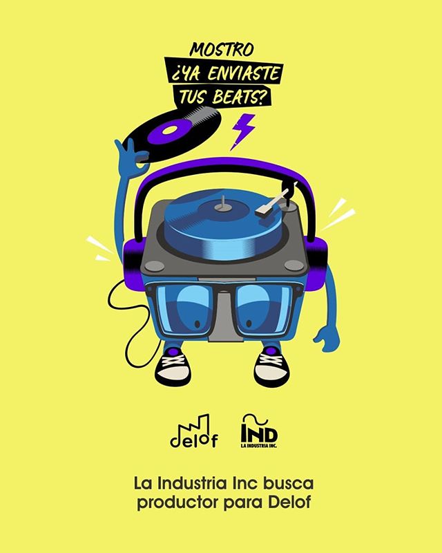 Delofmusic's tweet photo. Si quieres ser el productor de @laindustriainc para Delof, solo te quedan 9 días para inscribirte al consurso, recuerda que para participar debes ingresar a https://t.co/WTNyOy7n1P y mostrarnos tu talento y creatividad en esos 3 beats. 💥 Nosotros seguiremos reposteándolos #Delof https://t.co/a29xxltP1W
