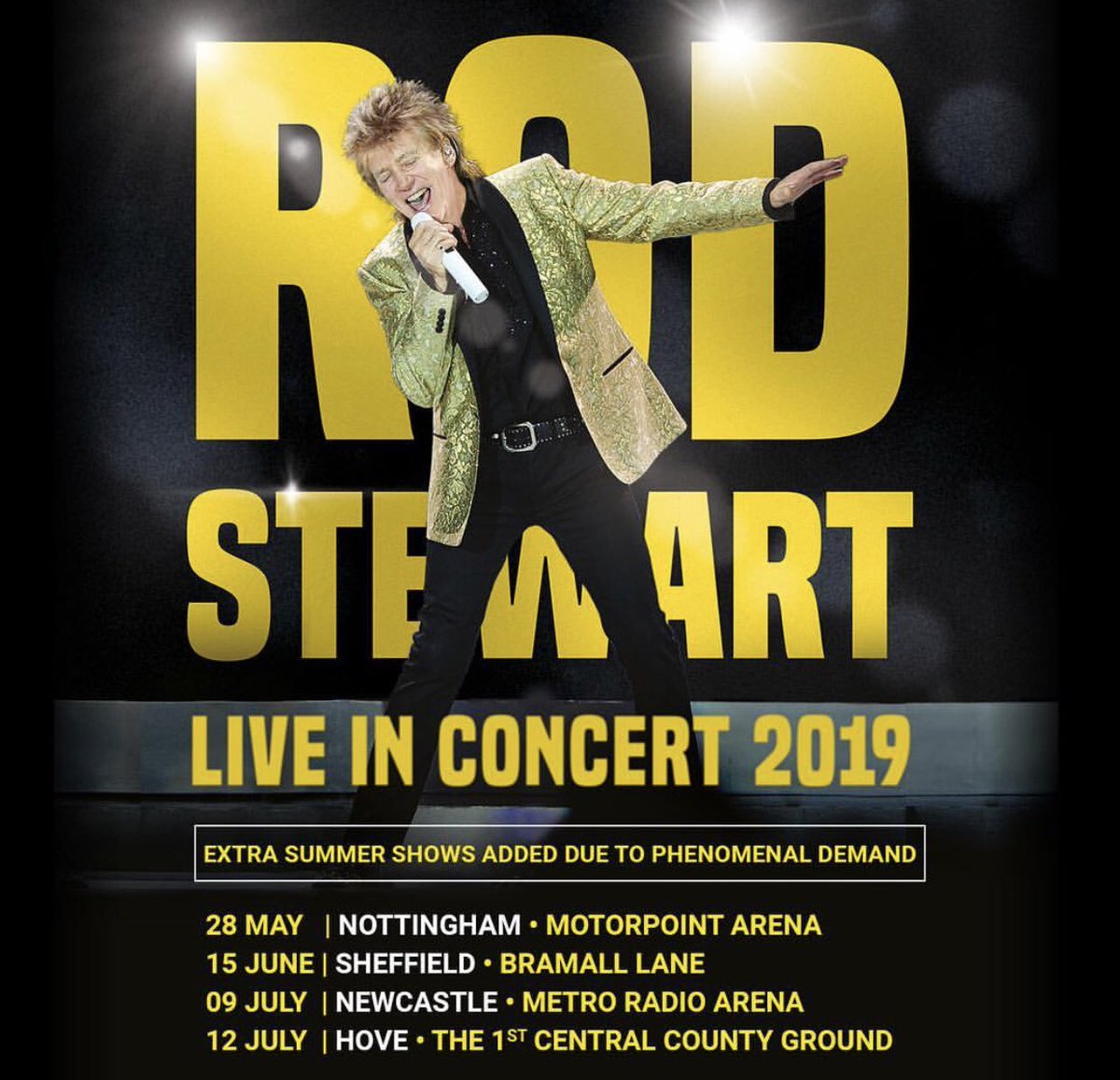 UkYugo's tweet photo. Who wants to spend a night with Rod? 
Contact us for ticket details 🕺🏻💃

#rodstewart #rodstewarttour #tickets #uktour #yugo_uk https://t.co/96mPtiSdEK