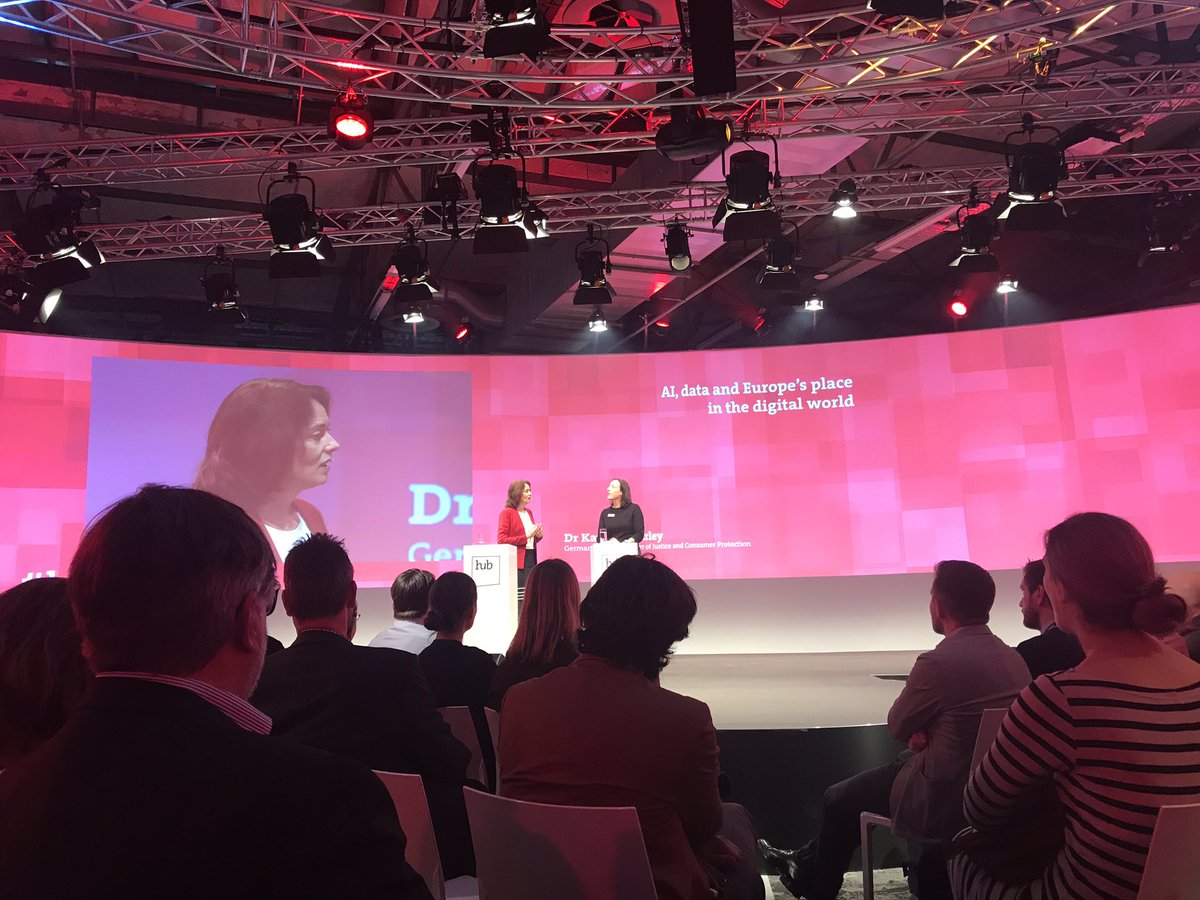 „We sometimes seem to be the most complicated global player. But with the Data Protection Regulation we are a example for the whole world.“ - Katarina Barley, German Federal Minister of Justice and Consumer Protection <a href="/katarinabarley/">Katarina Barley</a> #hubberlin