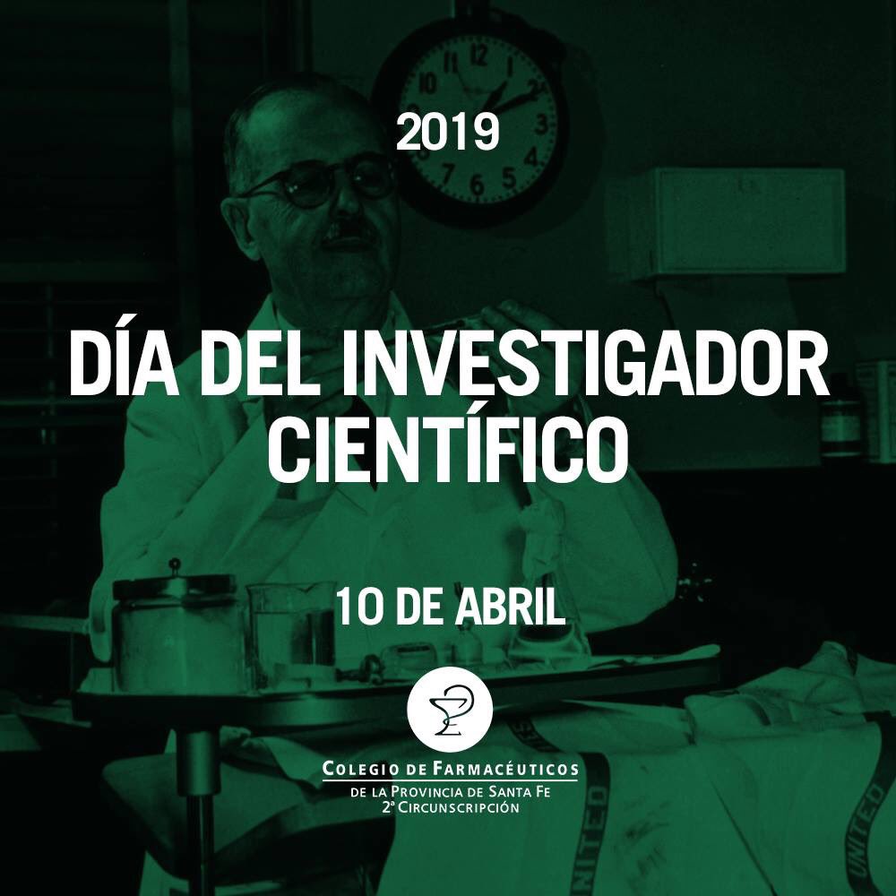 CFSF2a's tweet photo. 10 de abril - Día del investigador científico 🔬
▶️ Se celebra este día en conmemoración del nacimiento del Dr. Bernardo Houssay (1887-1971), científico cuya trayectoria marcó un punto de inflexión en el desarrollo de la ciencia. ¡Saludamos a todos los investigadores científicos! https://t.co/CTaMkEJIaV