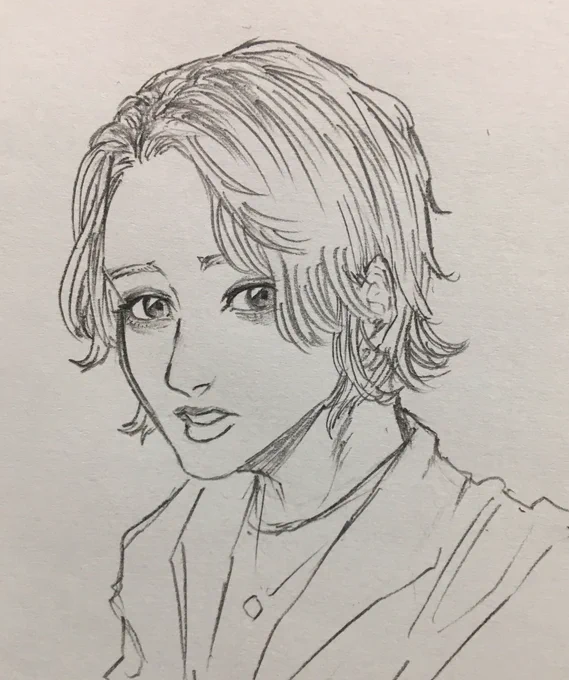 メイン垢の方でフォローさせていただいてる推しのショートヘアーの方々を似てない似顔絵で勝手に描くという暴挙(本当に申し訳ありません)
#ショートカットの日 
chiさん【@07412369_】
みゆはんさん【@bknb_mew 】
サタンさん【@88PES 】 