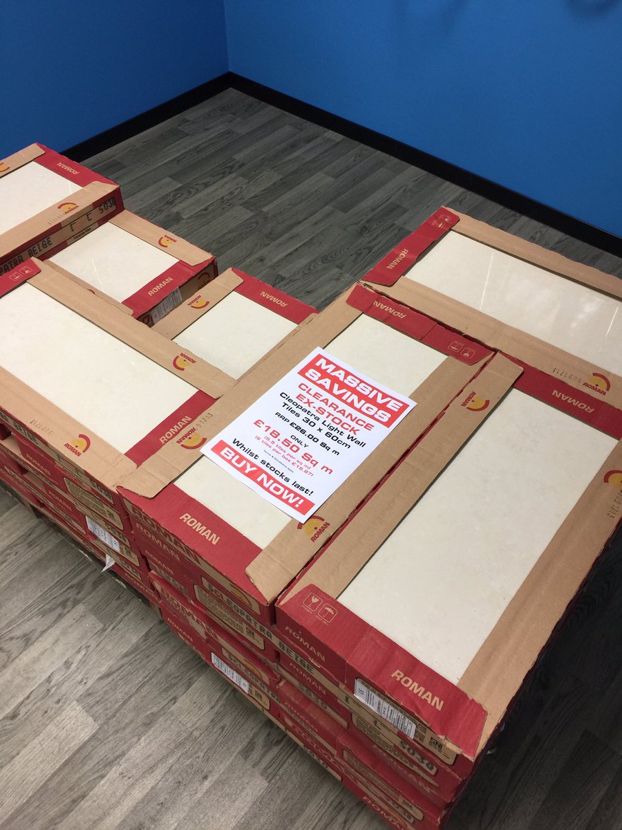 Tiles to clear at you #chesterfield Trade Counter call in #S41 or give us a call 01246 245 710 👍🏻