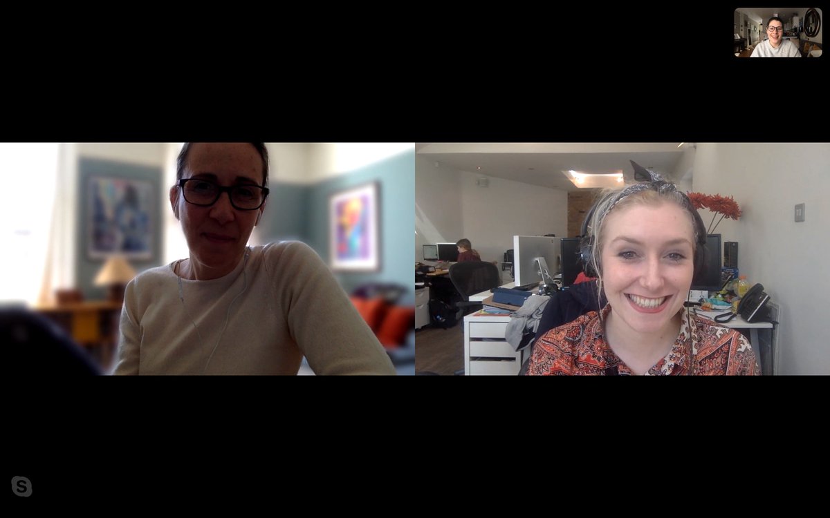 The #TV #development doesn't stop when we're in different locations! Welcome to Sophie, @RosieDuff & @Mels_Bels' remote Development Wednesday. #productive #producers #producing #television
