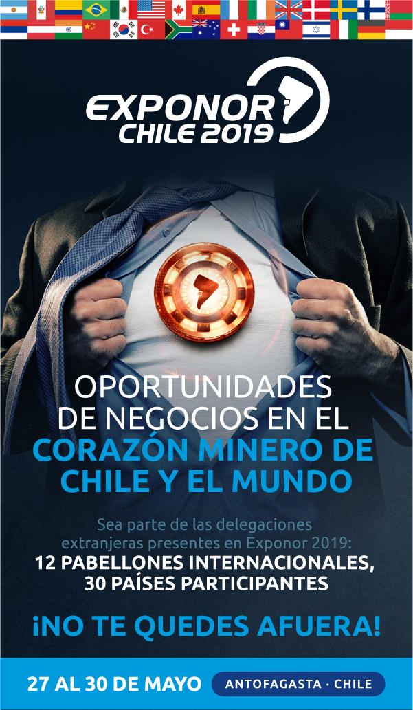 ¡Presencia Extranjera en #Exponor2019! ✔️🌍Revisa aquí 👉 bit.ly/2Ic285p los países que ya confirmaron su participación en Exponor 2019.

¡No olvides acreditarte! 👉 bit.ly/2TVJiC5
.
#Exponor #FeriaenTerreno #Mineria #Energia #Antofagasta #AIA #Chile