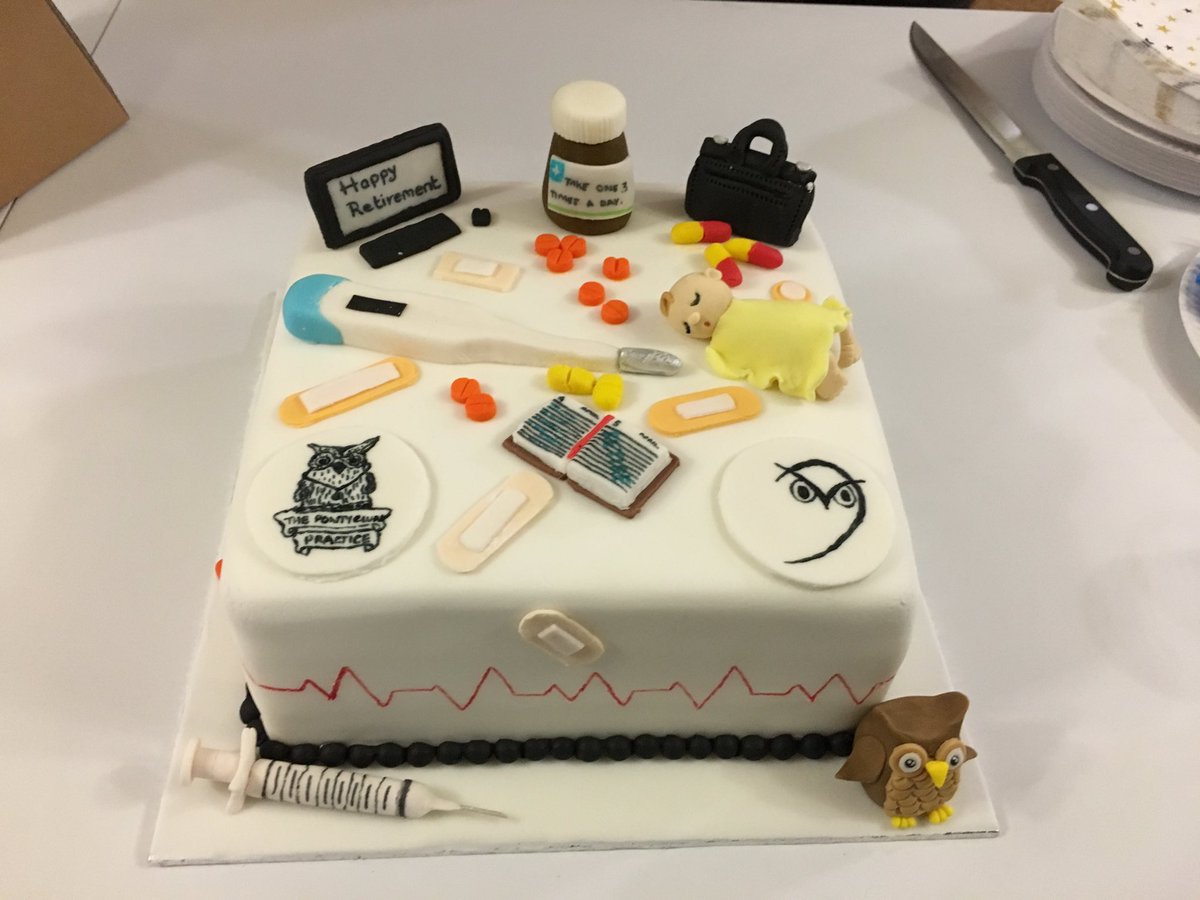 Thanks to all the partners and staff at Old School Surgery. I’ve retired after 32 years as a GP and 45 after starting as relief receptionist.