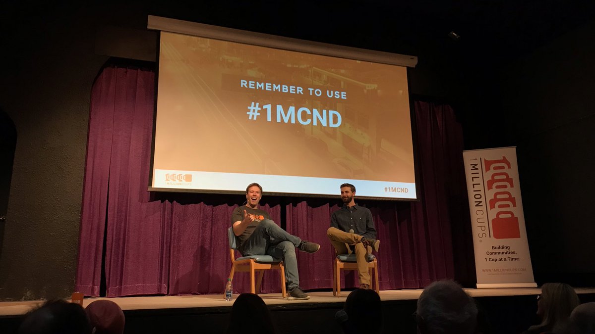 Ben McDougal (@benovator) on Twitter photo <a href="/1MCMidwest/">1 Million Cups Midwest</a> <a href="/1MillionCupsWST/">1 Million Cups - Williston</a> <a href="/1MillionCupsND/">1 Million Cups Bismarck-Mandan</a> @1MillionCupsFar <a href="/1MillionCupsGF/">1 Million Cups Grand Forks</a> Let the #1MC community Q&A begin!
Awesome vibes here at #1MCND 🥂 <a href="/1MCMidwest/">1 Million Cups Midwest</a> <a href="/1MillionCupsWST/">1 Million Cups - Williston</a> <a href="/1MillionCupsND/">1 Million Cups Bismarck-Mandan</a> @1MillionCupsFar <a href="/1MillionCupsGF/">1 Million Cups Grand Forks</a> Let the #1MC community Q&A begin!
Awesome vibes here at #1MCND 🥂