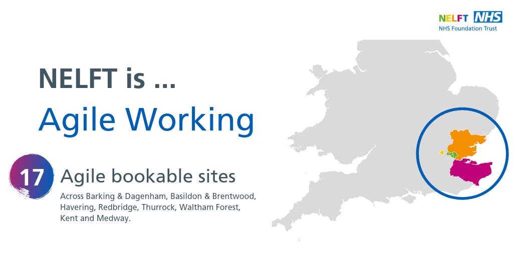 NELFTAgile's tweet image. Where are you working tomorrow? New #Agile sites added on Deskbooking System: Newbury Park Diabetes Centre and Hainault Health Centre. Go now to NELFT deskbooking to book your desk and bring work closer to you #WorkAgile 💻💻😊