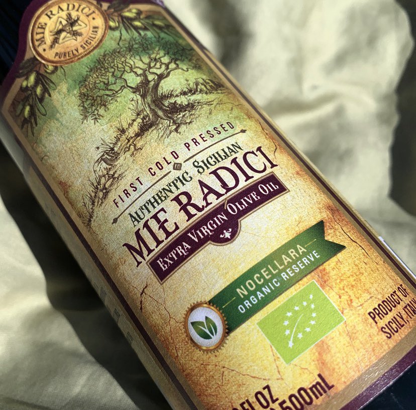100% Authentic Organic Extra Virgin Olive Oil of Sicily! mieradici.com #BlackHole #artofplating #beautiful #cheflife #culinary #Foodporn #WednesdayWisdom #delish
