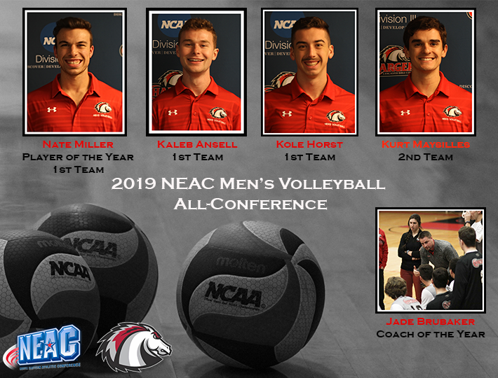 LBCathletics's tweet photo. #NEAC MVB: Lancaster Bible places four on NEAC All-Conference Team, including Nate Miller who earns NEAC Player of the Year...HC Jade Brubaker is Coach of the Year! https://t.co/kyMShx6sfs @LancasterSports @LBCMensVBall @WarwickWarriors https://t.co/6hT7X2UtNM