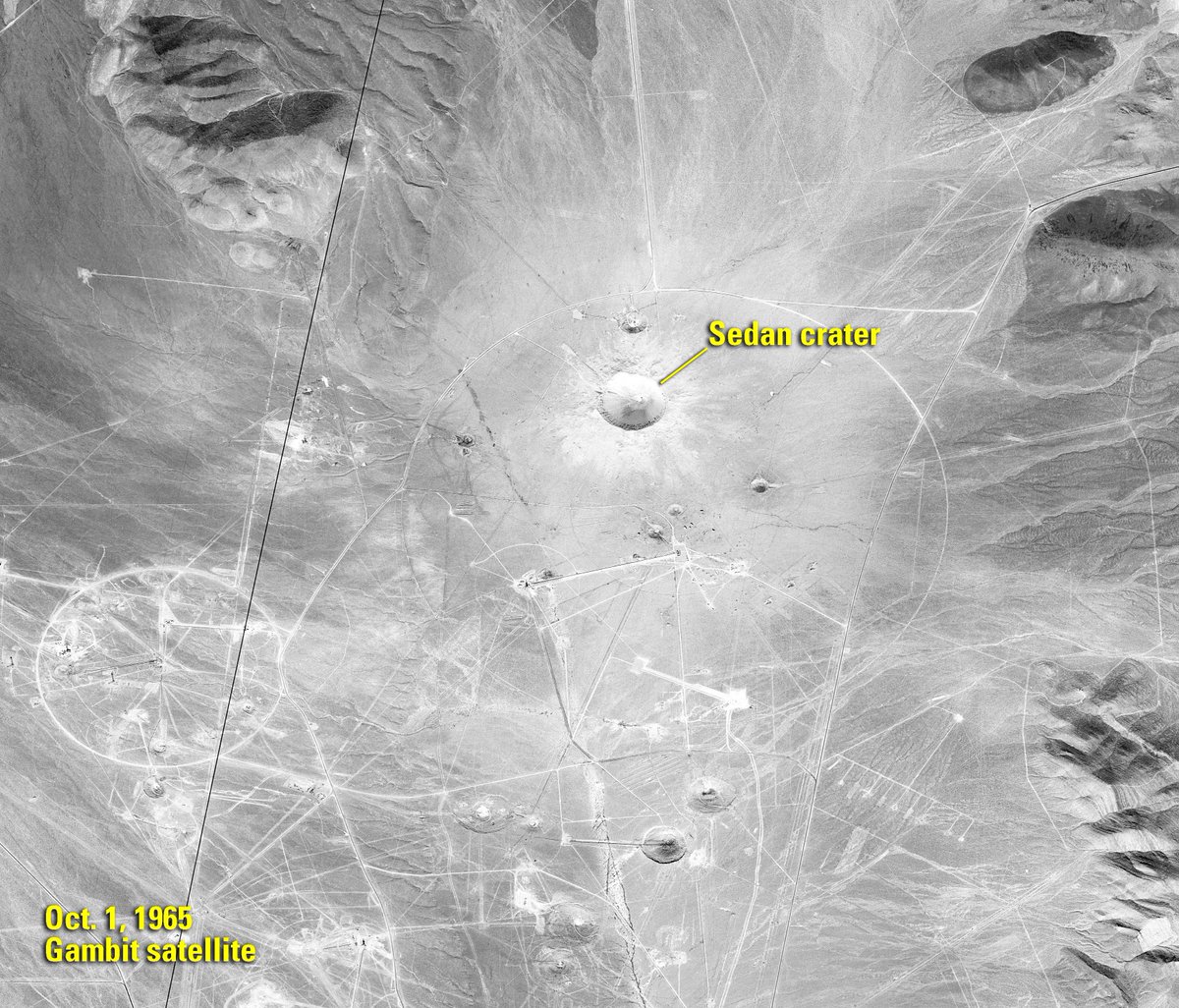 Usgs On Twitter Image Of The Week Yucca Flat Yucca Flat In Nevada Is The Most Cratered Landscape On Earth The Craters Are The Remnants Of Nuclear Tests Conducted By The United