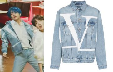 THENFIGHT on X: 200129 latelateshow ins #전정국 #방탄소년단 #JUNGKOOK #BTS LOUIS VUITTON  LEATHER DENIM JACKET CHAIN & 3D POCKET ＄7400  /  X