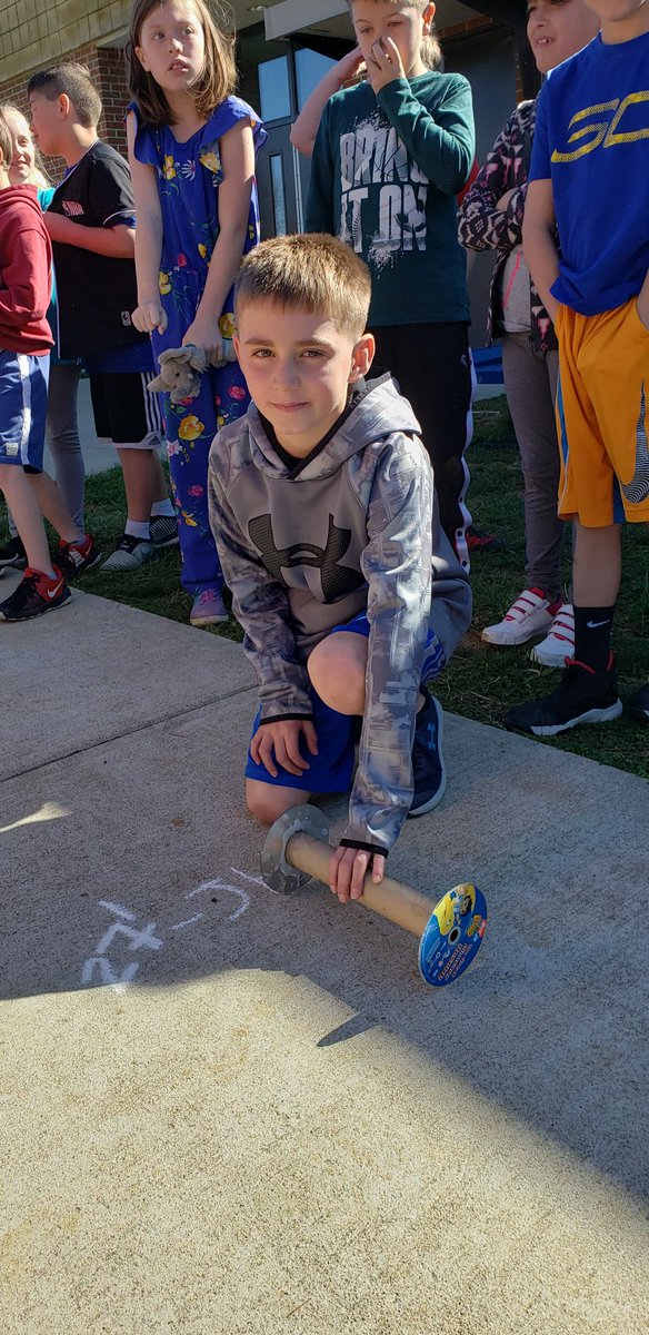 Our 3rd grade Trash Car Racer winner!  All 3rd graders did wonderful using knowledge from 4 subjects to work on their projects.  #PBA #crosscurriculum <a href="/CESGoPanthers/">CESGoPanthers</a> <a href="/CCPS_VA/">Clarke Co Schools</a> <a href="/MTinsman_edu/">M Tinsman Principal</a>