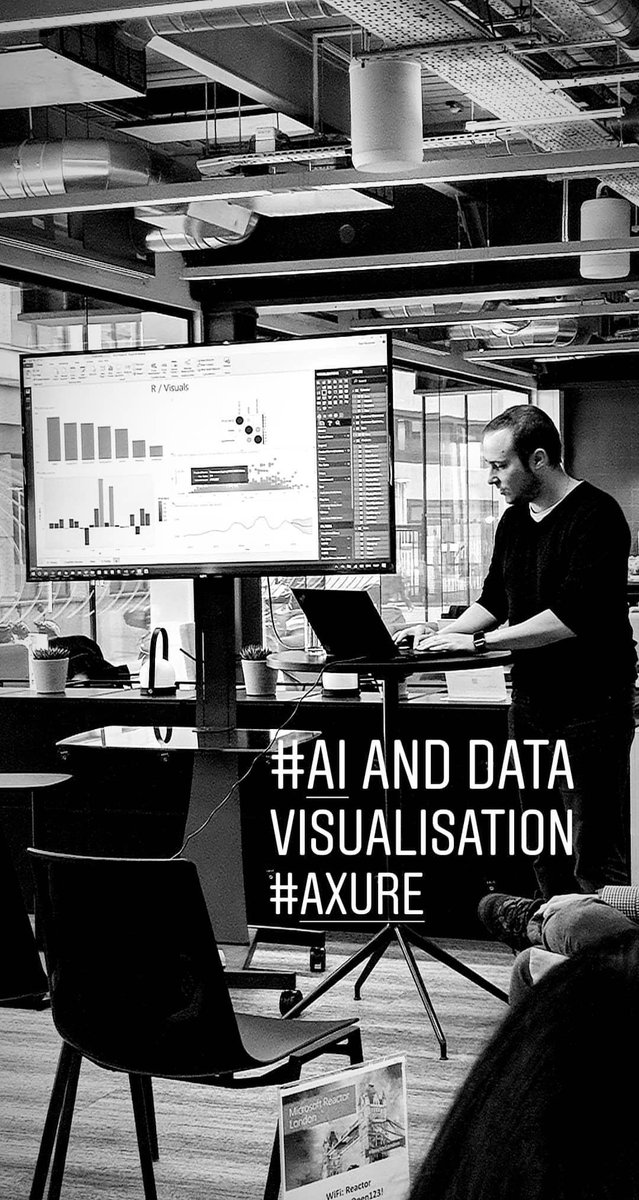 missninawei's tweet photo. Day two at the @MicrosoftUK #AI #axure #hackathon ! Learning about the power and possibilities of AI, while we hack and explore our own project @rufusleonard 👏👨‍💻👩‍💻👩‍💻👨‍💻 https://t.co/T9abEjKdQD