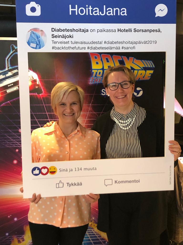 Diabeteshoitaja's tweet photo. Täällä odotellaan osallistujia! #dhpäivät2019 https://t.co/9GKR65rljb