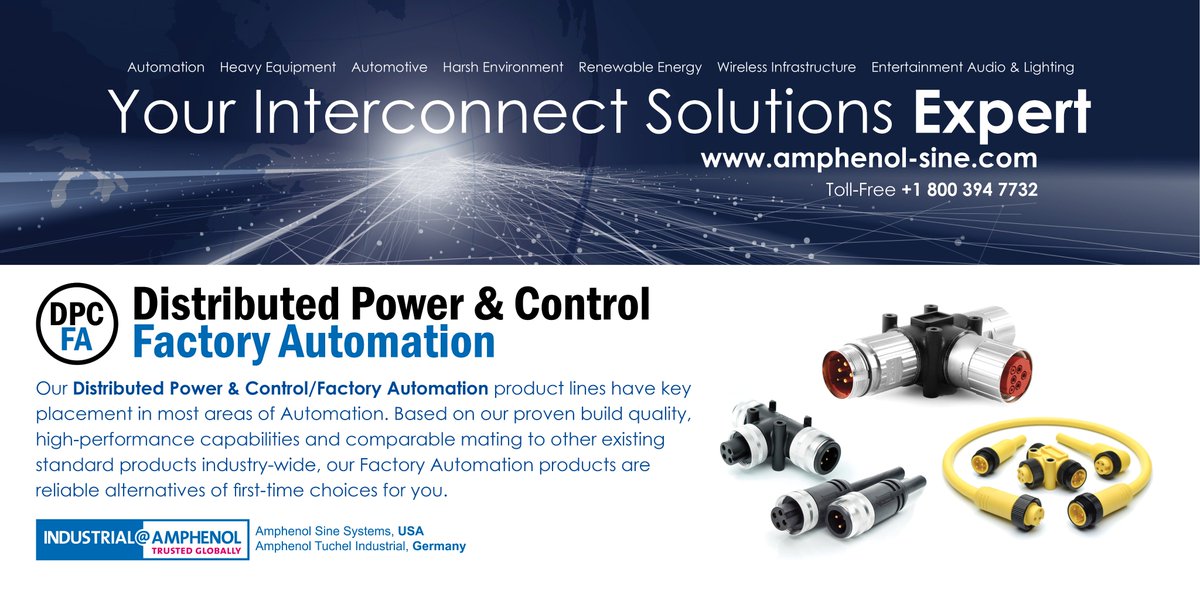 AmphenolSine's tweet image. How can we help you move better?
#automation #distributedpower #distributedcontrol #powerboss #powerbosslite #minibossM22 #microbossM12 #ethernet #versaboss #controlboss #controlpower #amphenolsinesystems #yourinterconnectsolutionsexpert
amphenol-sine.com/Distributed-Po…