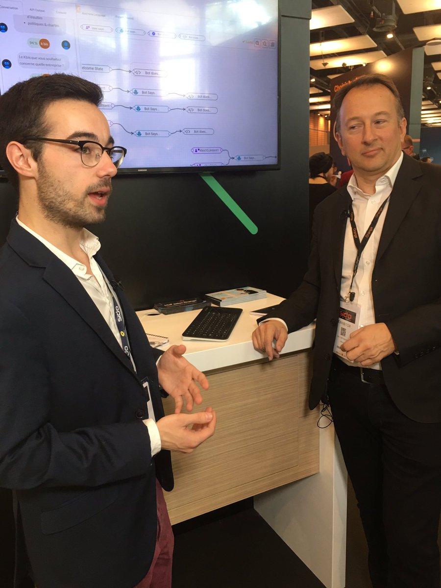 CelineDrouet1's tweet photo. Les solutions #LiveBooster, #smartTrackers, #VirtualAgent, la bluffante démo Cockpit Exploration à découvrir sur le stand @orange du #SIDO19 @so_marchand @PatriceLoze #bot @Orange_Future https://t.co/DVMzbL6qbR