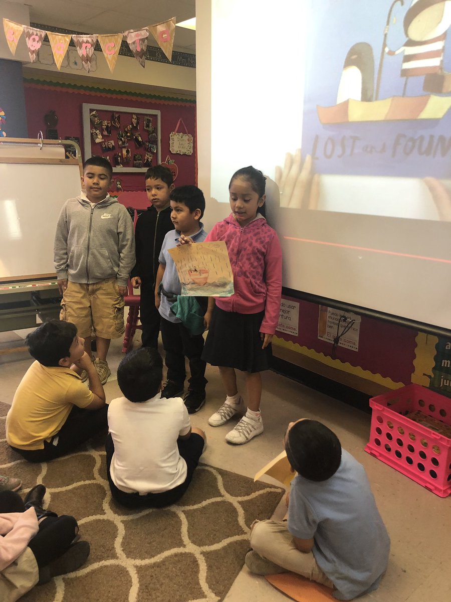 BilingualMiss's tweet photo. Using books by Oliver Jeffers to learn about making inferences. @CISDMartin https://t.co/X2SsZAuEUt