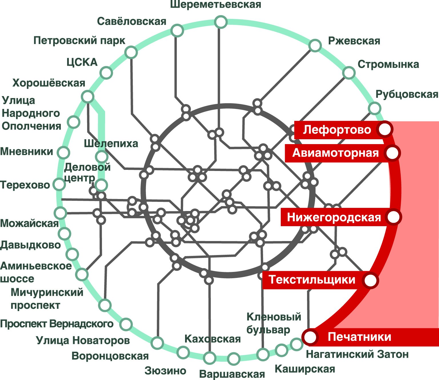 Открылась кольцевая