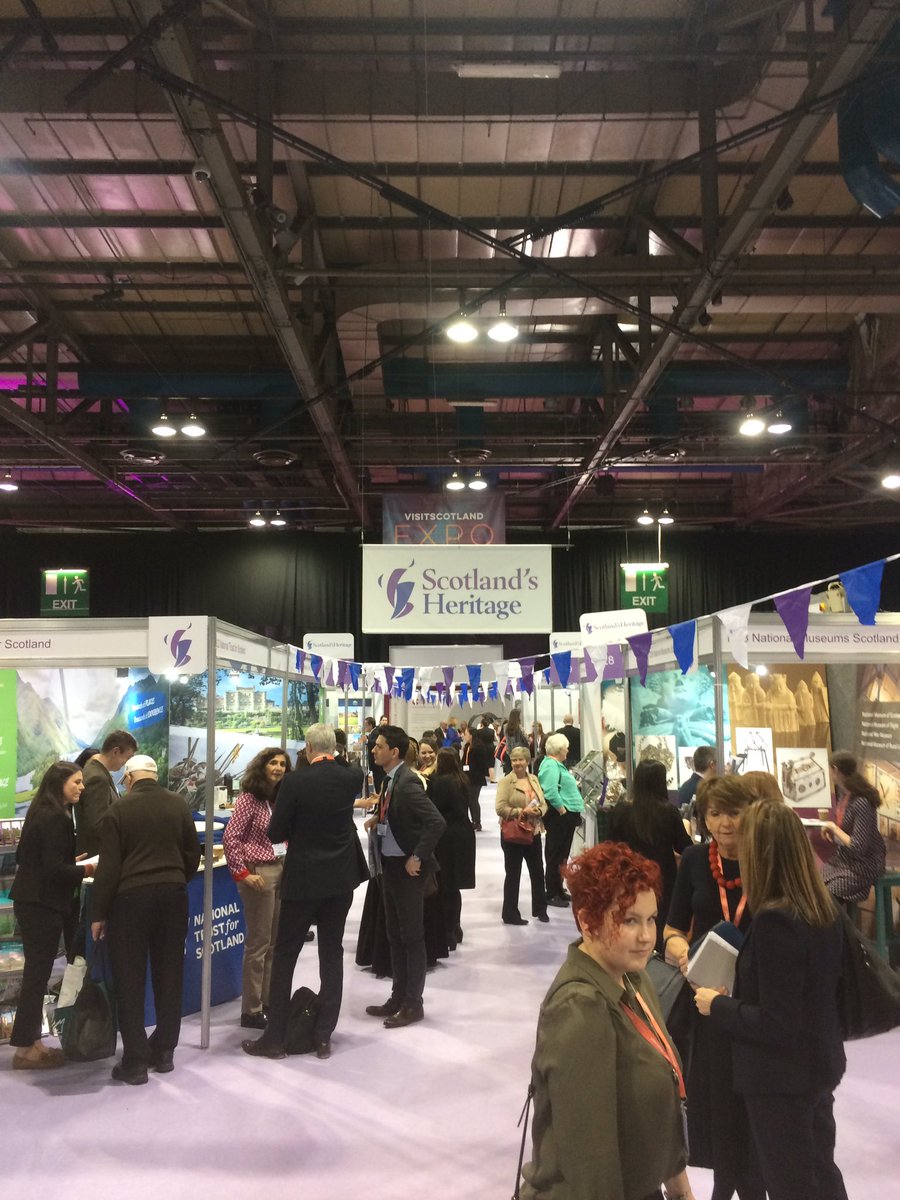 We’re meeting lots of people from the travel trade at the #VisitScotland Expo in Glasgow. Really good to see Skye represented by so many businesses promoting #SkyeTime.