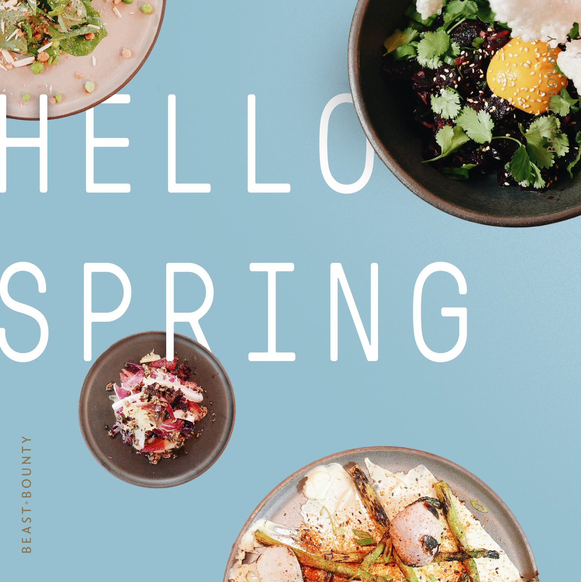 Go try our new delicious offerings for Spring! #NEWMENU #SPRING2019