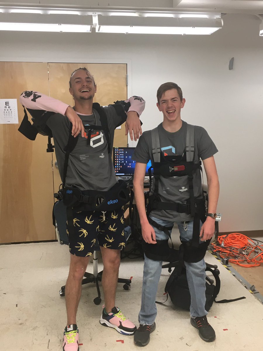 Having an Exoskeleton of a Time at National Biomechanics Day #NBD2019 #Biomechanics <a href="/GranataLab/">Granata Lab</a> <a href="/novel_USA/">novel - Accurate force & pressure sensors</a> <a href="/BiomechanicsDay/">National Biomechanics Day</a> <a href="/VTEngineering/">Virginia Tech Engineering</a> @OEBLab