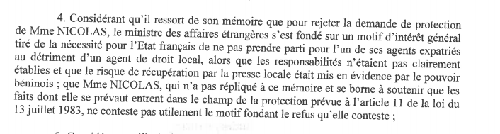 2016: le tribunal administratif de Nantes me refuse la protection fonctionnelle pour la même raison.