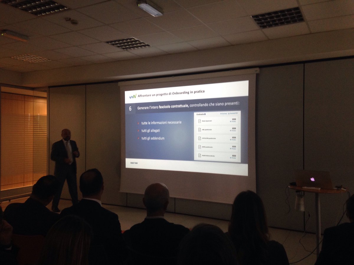 objectway_fs's tweet photo. È intollerabile che il back office si blocchi perché manca un documento. #owconectus19 @nioxpe https://t.co/wKP6nvGayM
