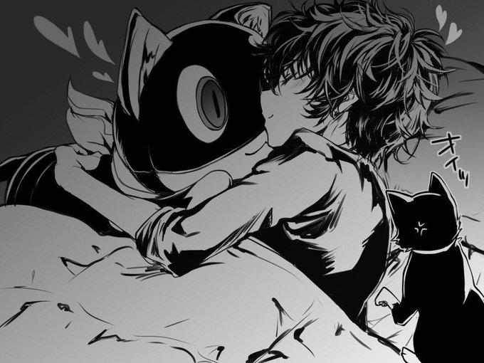 モルガナいっぱいちゅきすぎてモナぬいで溢れている…( ˘ω˘ ) 3周年おめでとー! #0411モナとの出会い3周年 