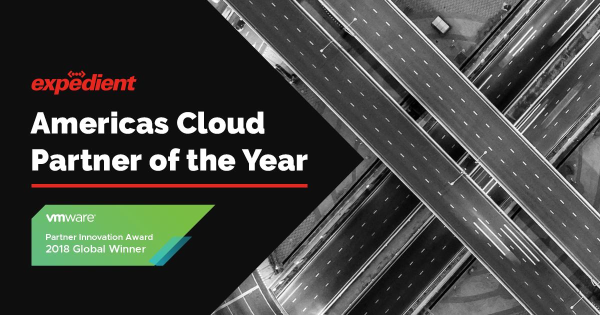 Expedient's tweet photo. Huge news as @VMware has named Expedient its Americas Regional Cloud Partner of the Year for 2018 thanks in part to our adoption of the entire #VMware #SDDC, including #vSAN, #vCD, #NSX, and more. https://t.co/K5I027dVeq

#vmwarecloudprovider #VMwarePartners #partnership https://t.co/SOtVNGkivc