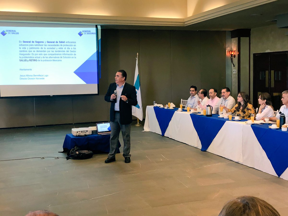 La prevención es el futuro de la medicina
Lic. Alfonso Berrelleza
Dirección comercial General de Seguros, división Noroeste