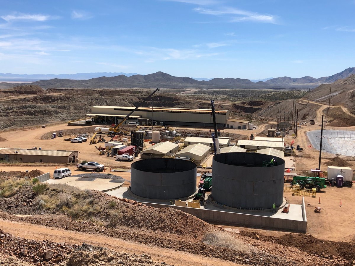 copper_gunnison's tweet photo. Construction at the Gunnison #Copper Project continues....
- Acid Tank Construction Progress
- Raffinate Pump Well Foundations 
#EXMGF https://t.co/XO0wakTZr6