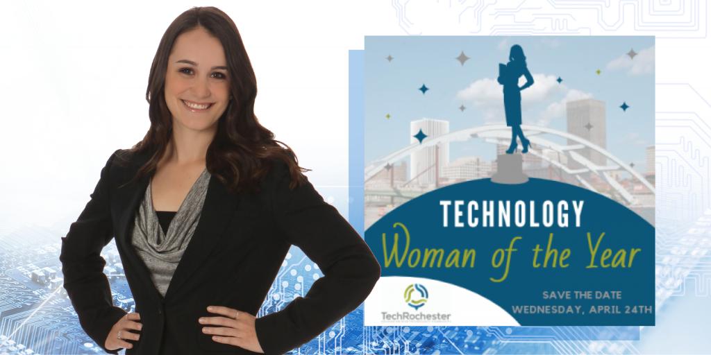 Congratulations! @first_american Chief Information Officer Kelly Taran (@kelly_keenehan) is a finalist for the @techrochester Emerging Technology Professional Woman of the Year Award