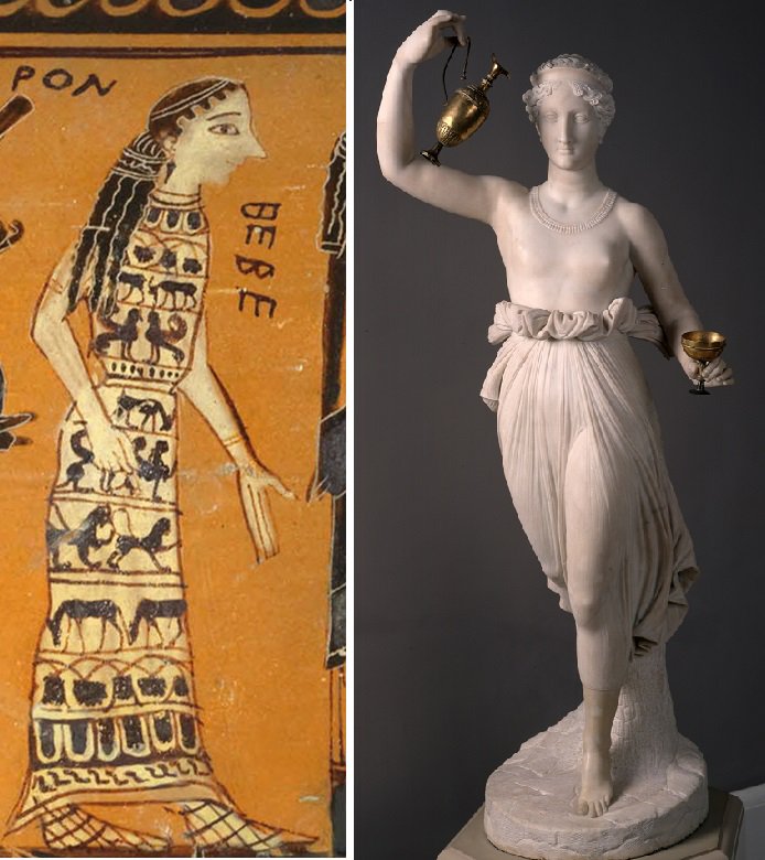 Classical Mythology On Twitter Hebe Juventas In Roman Myth Is