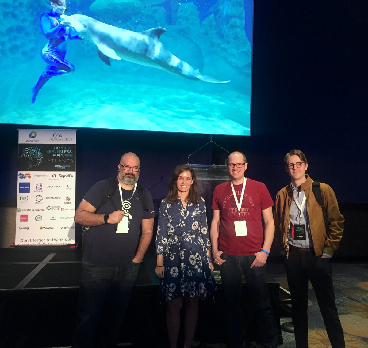clintreeves's tweet photo. .@IBM + @pivotal + @PaulDJohnston at @DaysAtlanta #ServerlessDaysATL #DevOpsDayATL #MapCampATL https://t.co/h8bub3va73
