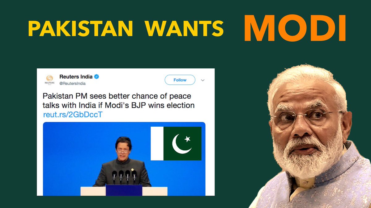 romibhati's tweet photo. मोदीजी को वोट 
मतलब पाकिस्तान को सपोर्ट 

#PakistanSupportModi https://t.co/bnDFUxTUQW