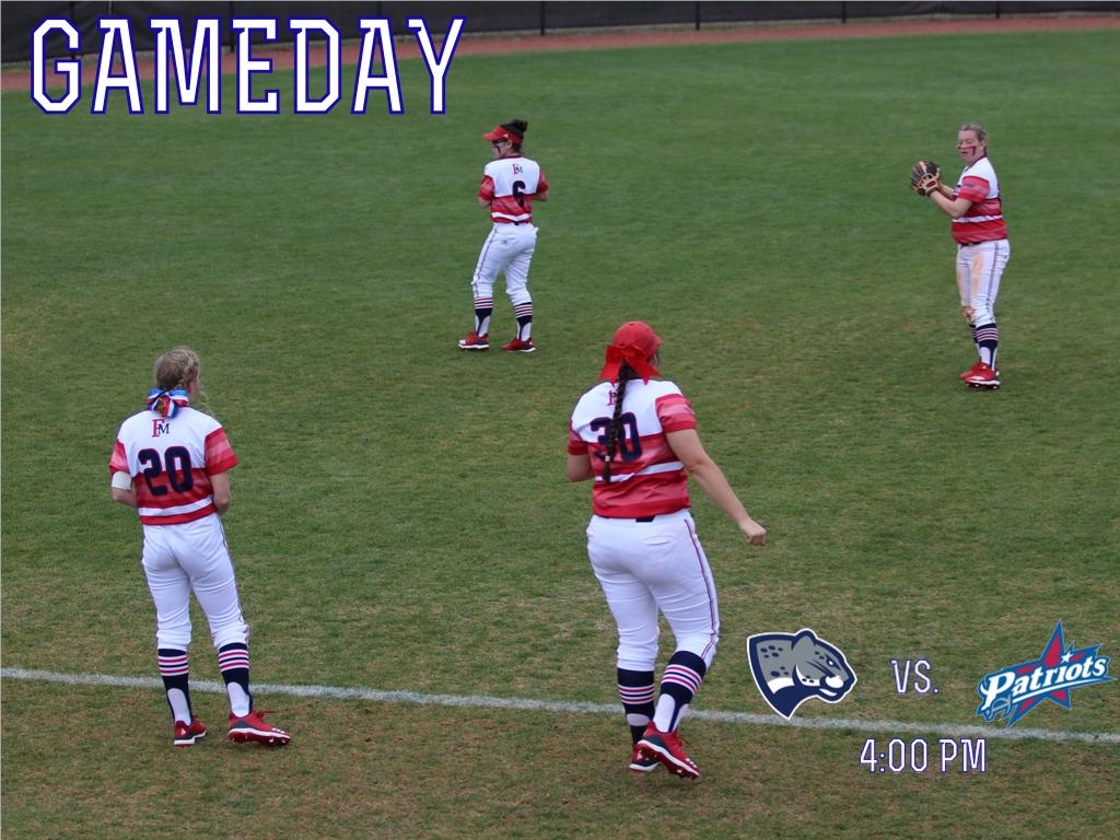 FMUSports's tweet photo. It's Gameday!!! The Patriots take on Augusta in a doubleheader starting at 4pm. Come out and support Patriot Softball! https://t.co/w8TTvfnWsb