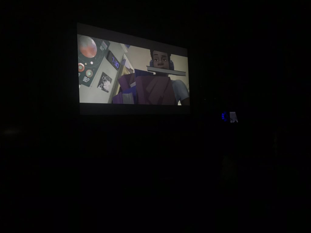 Movie and pizza day reward for reading the most Mark Twain nominees in the school! #inlovewithreading #5thgrade #intothespiderverse <a href="/BeulahRalphElem/">Beulah Ralph Elem</a>