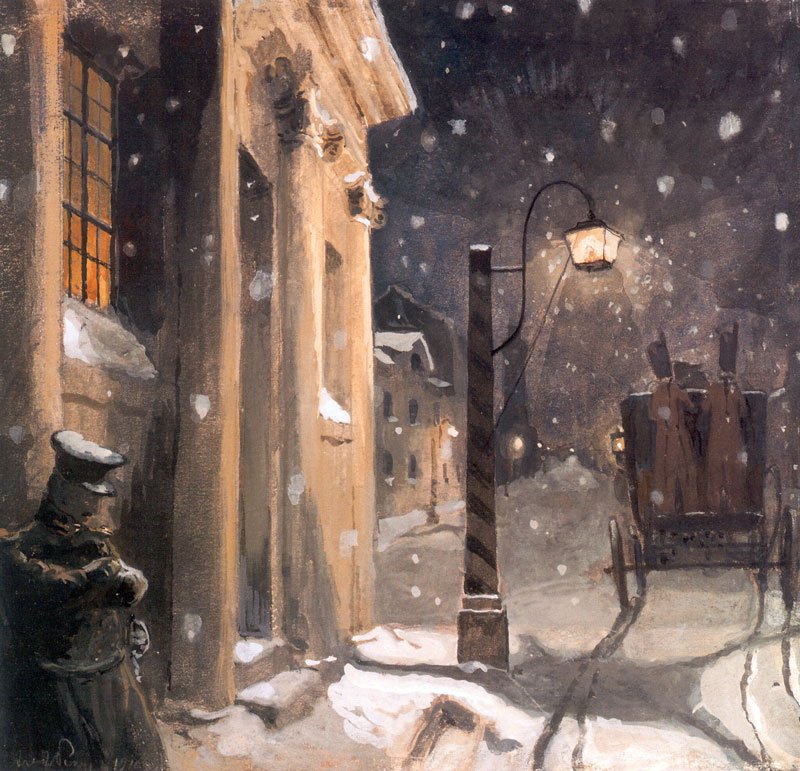 artistbenois's tweet photo. Hermann at the entrance to the countess, 1910 https://t.co/jTKBI748fB #artnouveau #benois https://t.co/iUJN8IQAF6