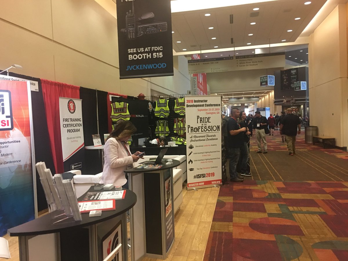 At FDIC and an instructor?  Come by the ISFSI booth and join “the” instructor’s society.  <a href="/FireInstructors/">ISFSI</a> #FDIC2019