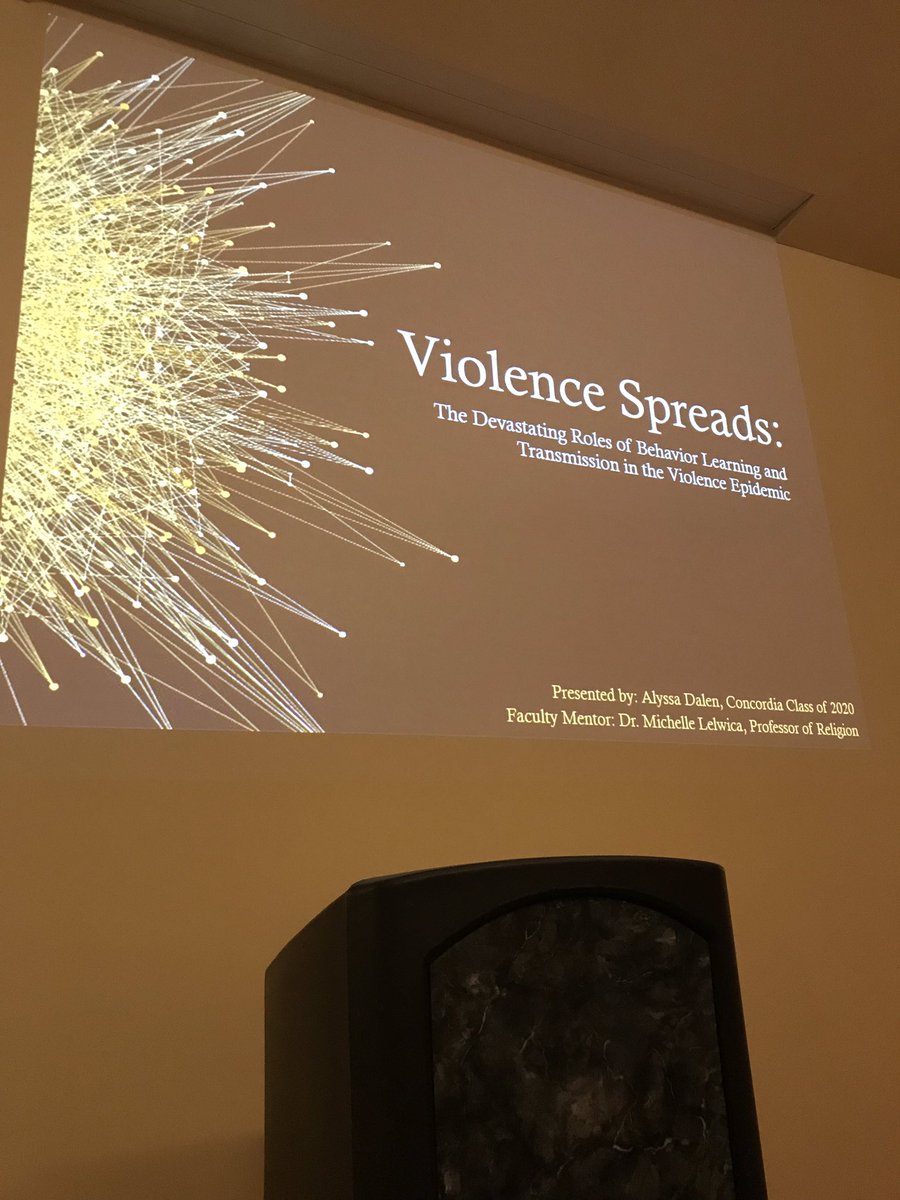 cord_CoSS's tweet photo. Alyssa Dalen, a real life Wonder Woman (URSCA Intern, Mayo Scholar, Exemplary Research Award winner), teaches students about how violence spreads across a population  at #coss2019 https://t.co/qMoP4pCabK