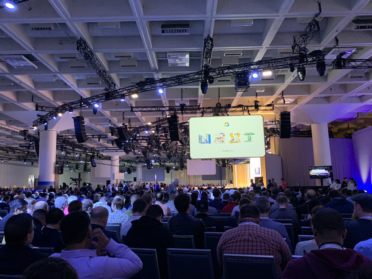 Great first day here at #GoogleNext19  Day two about to start, looking forward to it! <a href="/blackstarsols/">Blackstar Solutions - Part of the Croft Group</a>