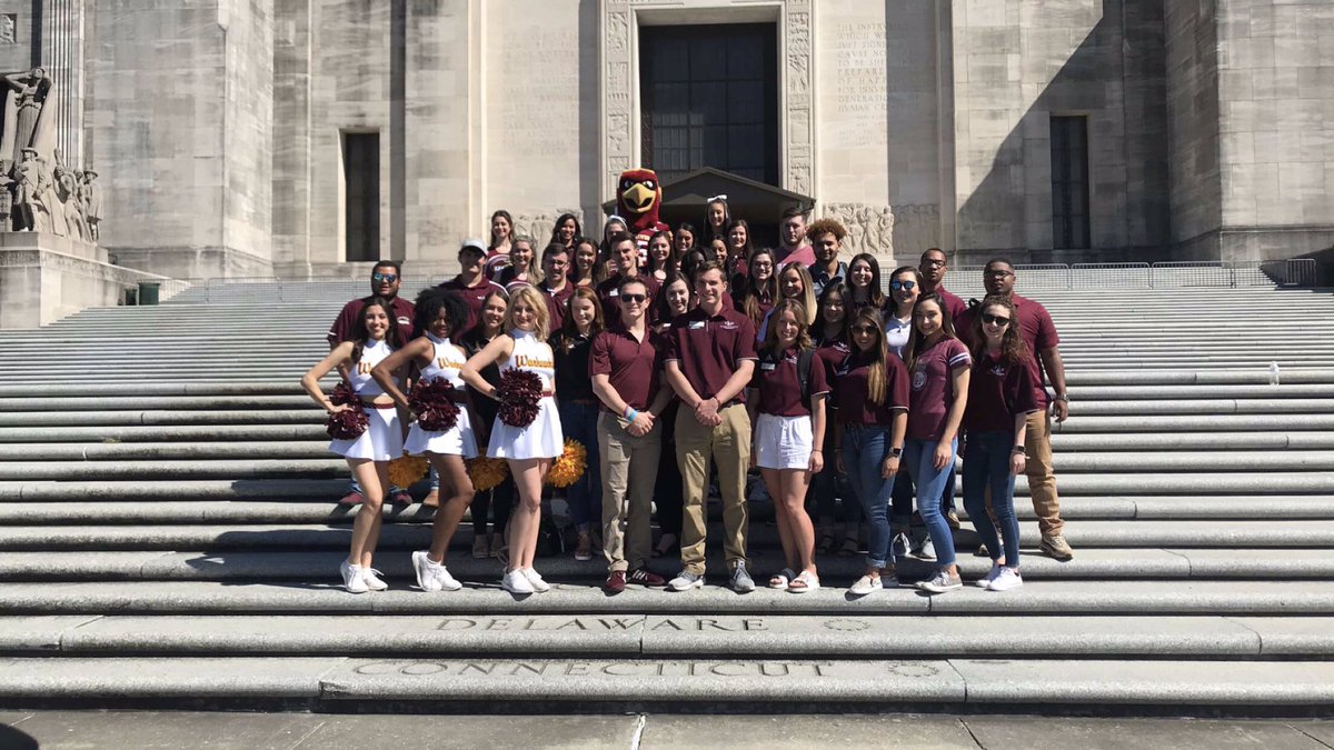 ULMHawkline's tweet photo. We are at the Capitol today sharing how amazing ULM is with our Louisiana Senators and ULSystem Employees!!! It’s going to be an amazing day ❤️💛 #ulsystems https://t.co/JcrsAvvCkw