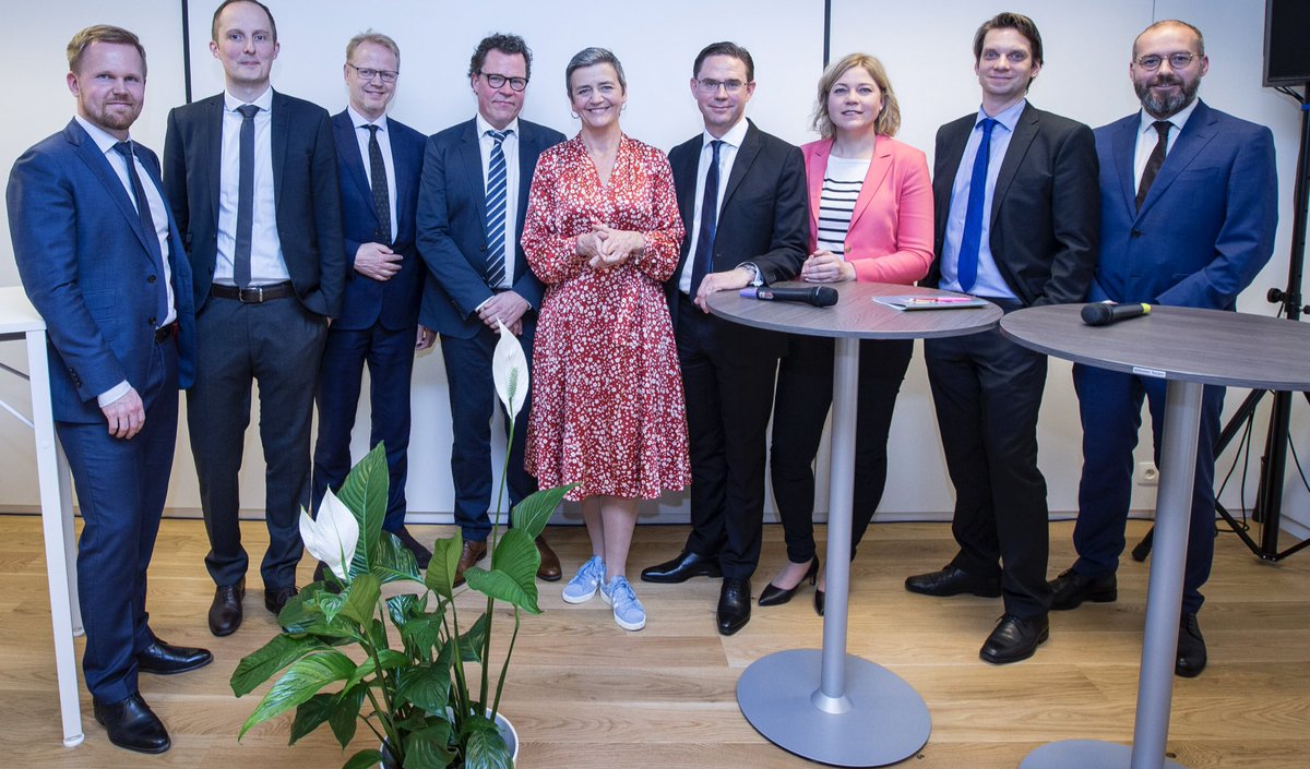 Thanks @vestager @jyrkikatainen @mortenhelveg @HennaVirkkunen for participating and contributing at yesterday’s reception at the Office of The Nordic Energy Associations – EU has come a long way with the green transition – but more has to be done @nordenergi #EnergyUnion #dkbiz