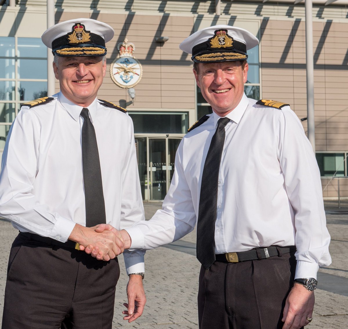 Vice Admiral Ben Key CBE assumed command of the United Kingdom's Permanent Joint Headquarters earlier today replacing Vice Admiral Tim Fraser CB 

As the Chief of Joint Operations (CJO) he is responsible for the planning and execution of joint UK military #operations overseas.