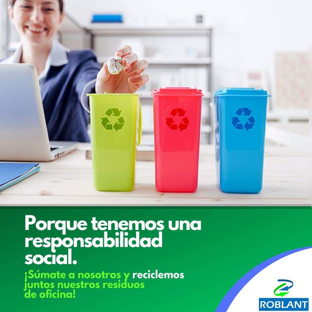 Ventas_Roblant's tweet image. porque en #Roblant nos hacemos responsables del impacto social que causamos. Atrévete y recicla con nosotros y  estarás contribuyendo al cuidado de nuestro planeta🙌🌎