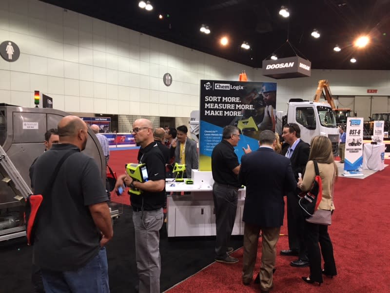 TSIIncorporated's tweet image. #ISRI2019 is underway! Listen for the ChemLine scrap sorting system in booth B8, South Exhibit Hall G-J. We want to show you how LIBS metal analyzers can save you time and money, no matter how big your scrap operation is. #scrapsorting #aluminum