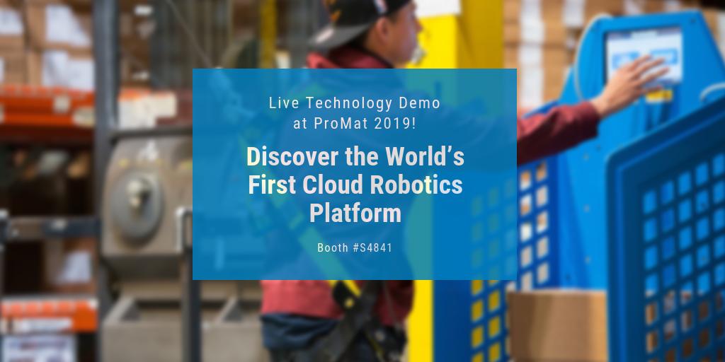 FetchRobotics's tweet image. Live #CloudRobotics demo in the Fetch #Robotics booth starting now! | #ProMatShow #Automate2019