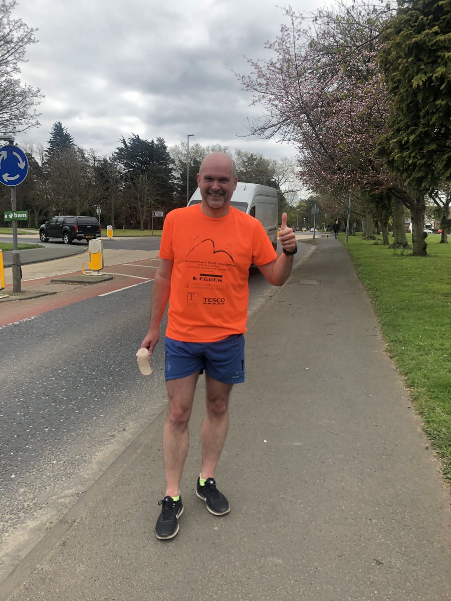It’s amazing to see people out and about with the Hexham Running Festival Tee on and supporting our event! 

Mike is in preparation for this years half again! See you in July Mike 

Don’t miss your entry @ Hadrianevents.com #RunningMan #halfmarathon