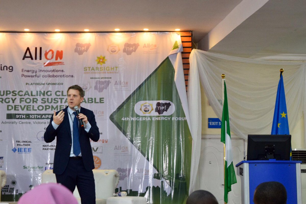 felicezaccheo's tweet photo. 🇪🇺EU-funded €30M #ElectriFI window for 🇳🇬 Nigeria launched today @_theNEF ➡️ Great opportunities for #SMEs to invest in #sustainableenergy! It's about fighting energy poverty, combat #ClimateChange &amp; spur #economicgrowth ↗️ @europeaid @EUinNigeria @CarlaMontesi https://t.co/jZFcsqv6PQ